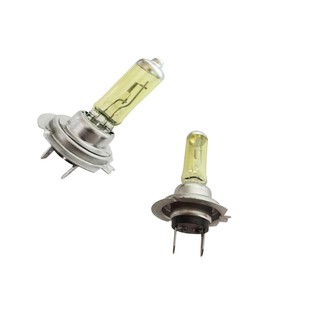 Set 2 bóng đèn pha xenon h7 55w 6000k ánh sáng vàng 12v cho xe ô tô