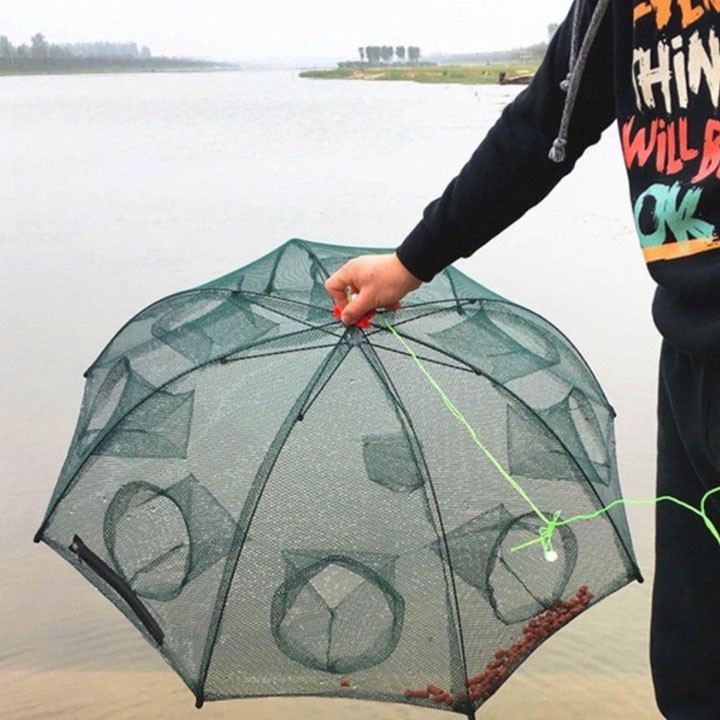 Lồng bát quái đánh bắt cá 8 cửa, lồng ô, lồng bẫy cá