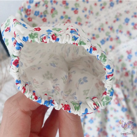 Đầm Xòe Tay Phồng In Hoa Cho Bé