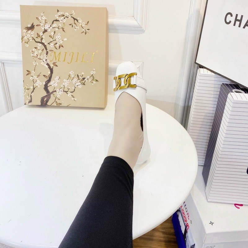 GIÀY BÚP BÊ PHỐI XÍCH SIÊU ĐẸP