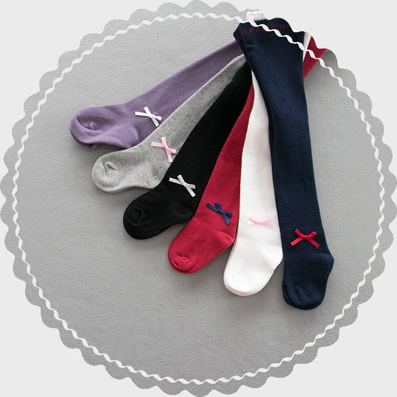 Quần vớ co giãn thời trang đơn giản xinh xắn dành cho bé gái