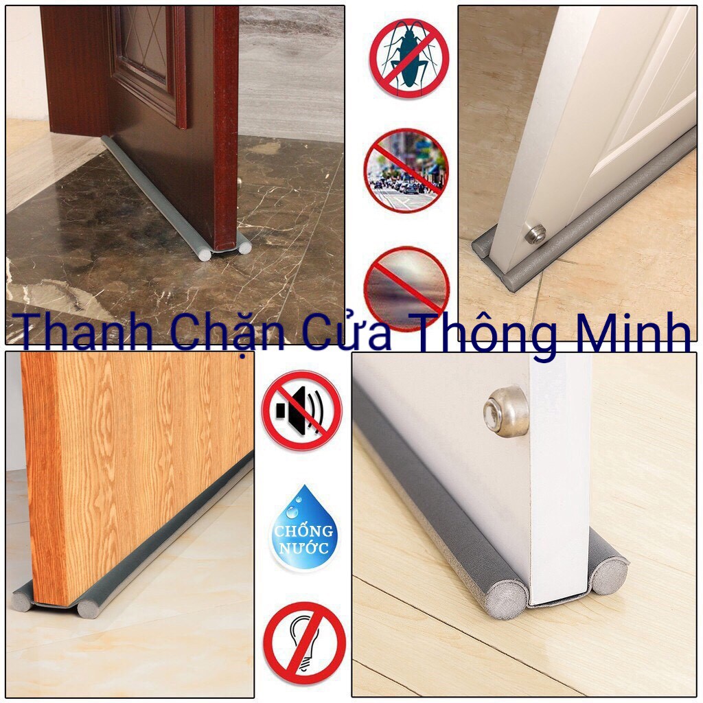 Thanh Chặn Cửa Bằng Mút Xốp Dài 95cm Chặn Đáy Khe Cửa Ngăn Côn Trùng, Cách Âm, Chống Kẹt Tay Chân, Gió Lùa, Thoát Nhiệt