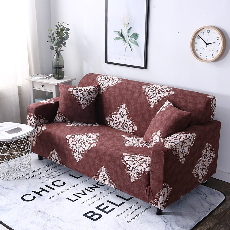 Vỏ bọc ghế sofa 3 chỗ ngồi co giãn dễ thương tiện dụng