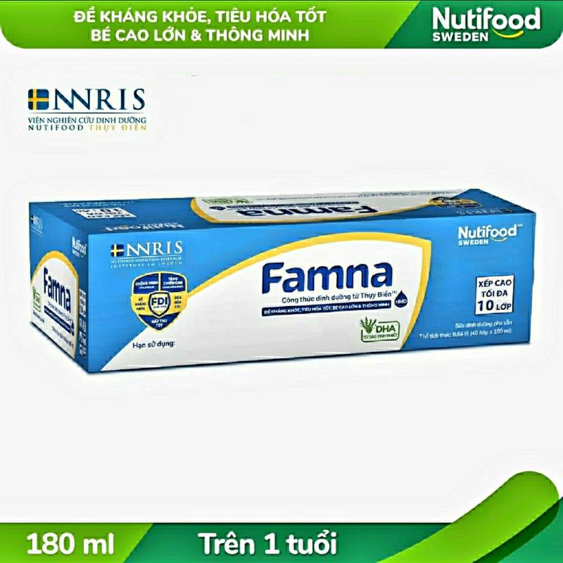 Thùng 48 hộp Sữa FAMNA 180ML