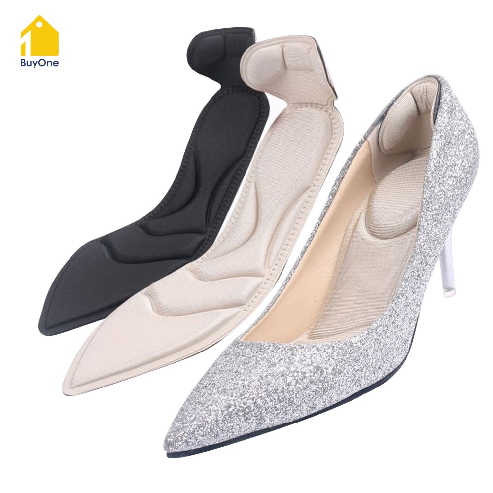 Lót giày cao gót mũi nhọn giúp êm bàn chân, gót chân, giảm size giày chống rộng vải thoáng khí - buyone - BOPK55