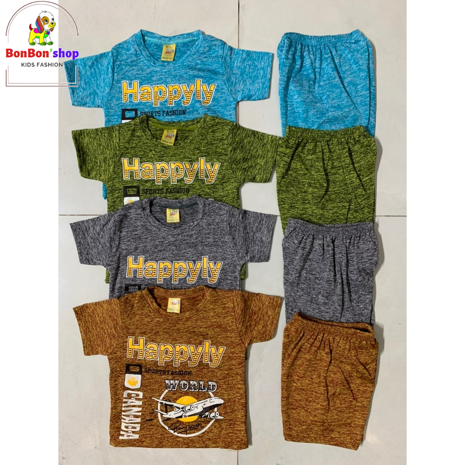 Bộ cọc tay thun lạnh cho bé trai mát lạnh, size 18-25kg, TL01