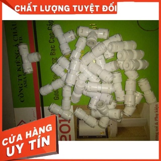 cút nối nhanh dây máy lọc phi 6mm,phi 10mm