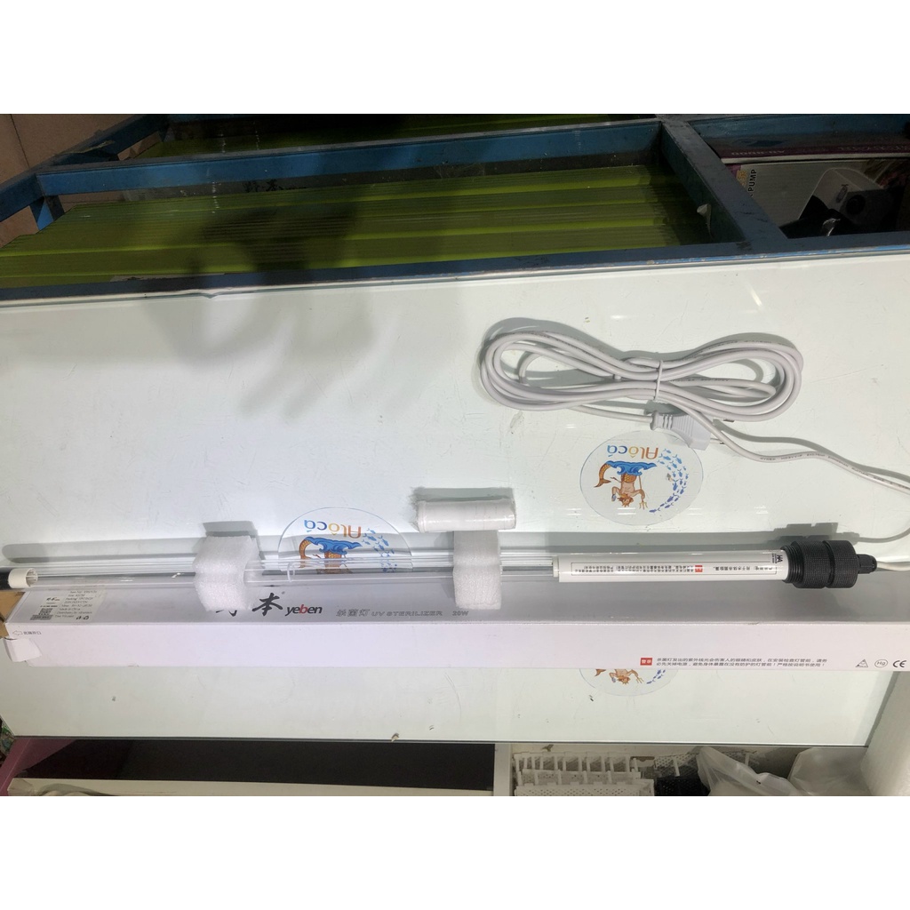 Đèn UV Yeben YBUV công suất 20W - 40W d'iệt rêu, tảo, khuẩn có hại cho bể cá cảnh