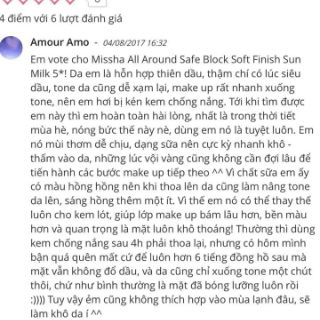Kem chống nắng missha