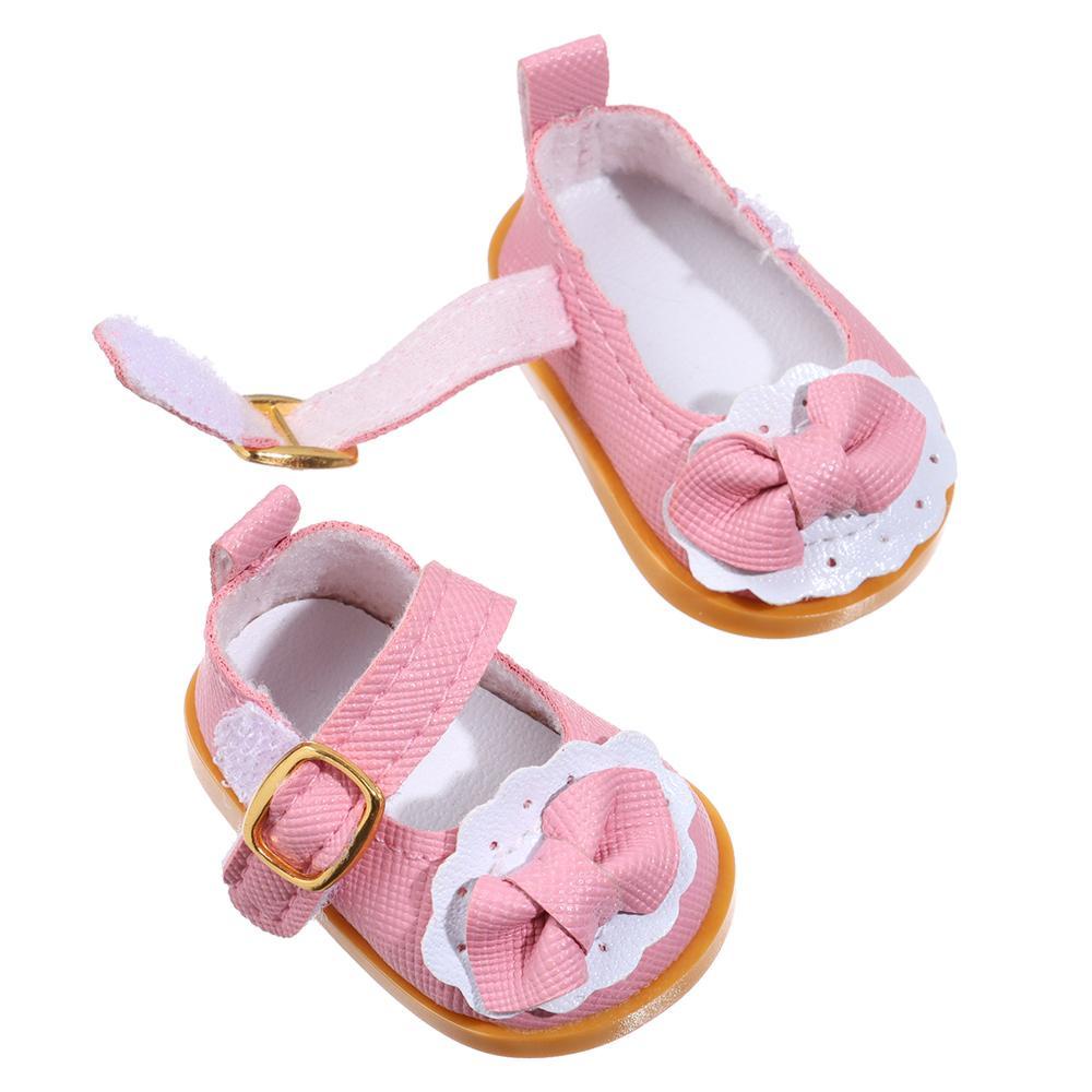 BEBETTERM Giày Búp Bê Đính Nơ Xinh Xắn Da