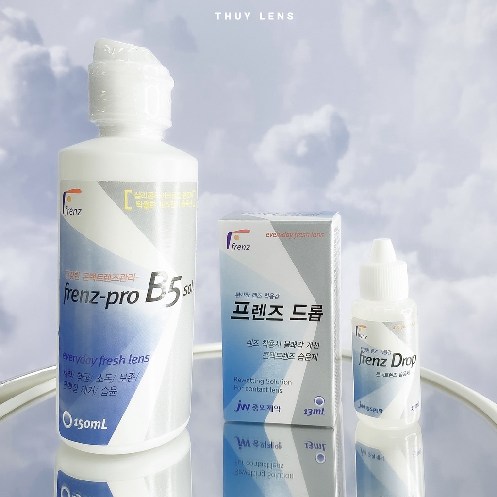 Nước ngâm lens Frenz Pro B5 150 ml Thuylens