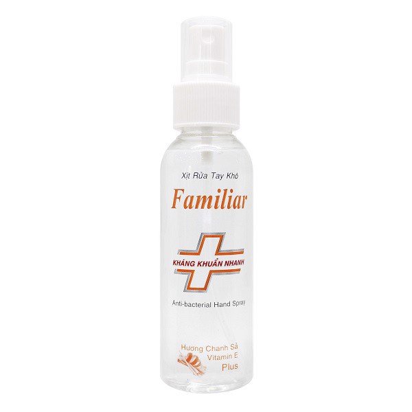 Dung Dịch Rửa Tay Khô Sát Khuẩn Familiar 100ml Hương Trà Xanh Và Chanh Xả