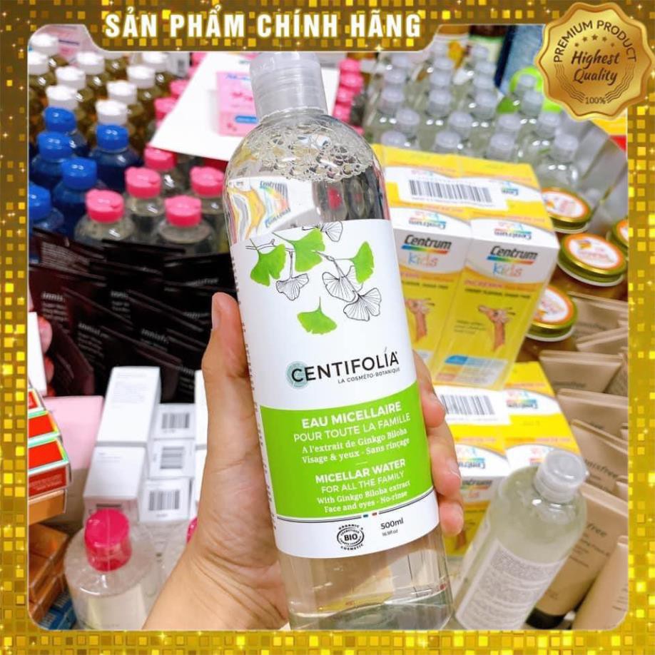 ( HÀNG CHUẨN AUTH ) - NƯỚC TẨY TRANG RAU MÁ CENTIFONIA KHÔNG CỒN - freeship