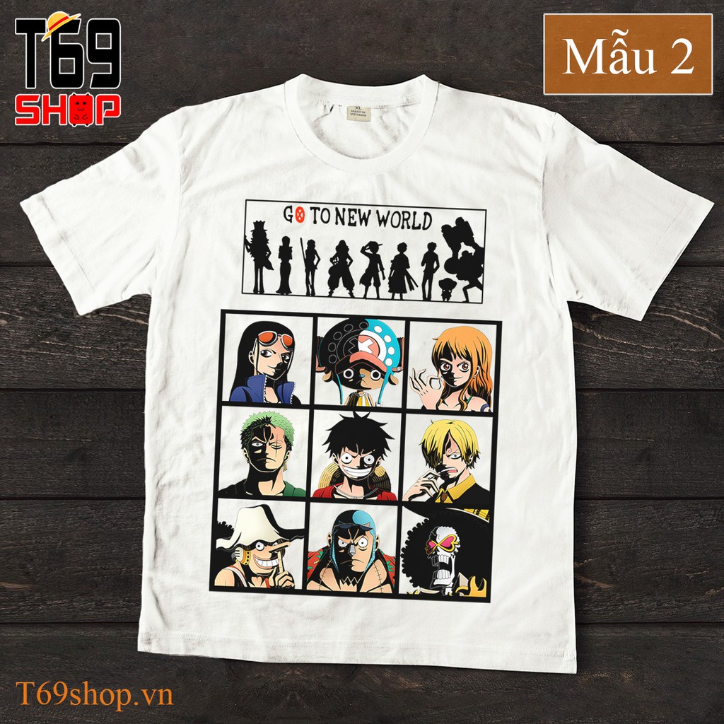 Áo thun anime One Piece - Nhóm 1 (Có nhiều mẫu)