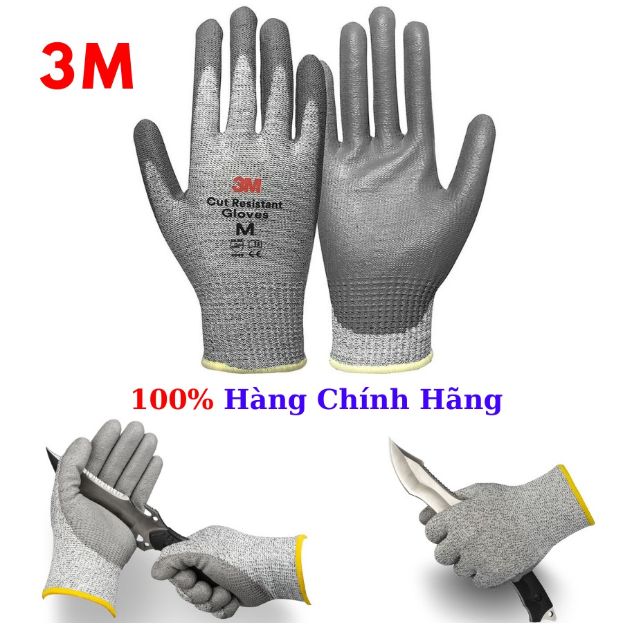 Găng Tay Chống Cắt 3M - Mỹ(Lv1, Lv3, Lv5)