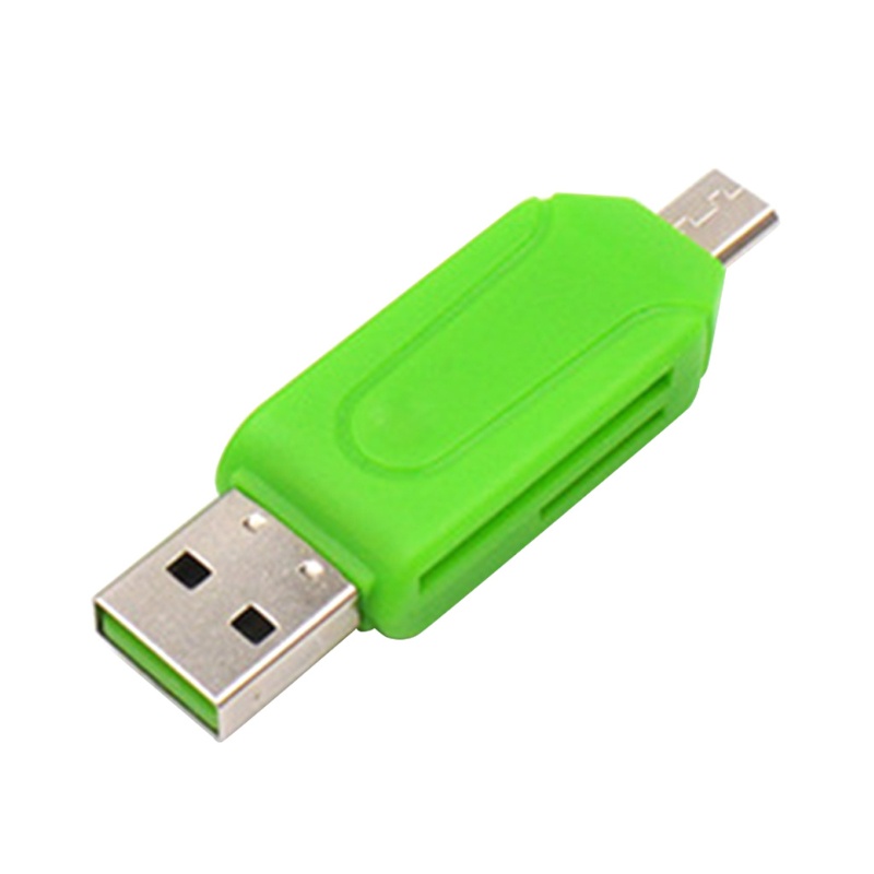 Đầu Đọc Thẻ Nhớ SD TF &amp; Advanced OTG USB 2.0 Thiết Kế Nhỏ Gọn