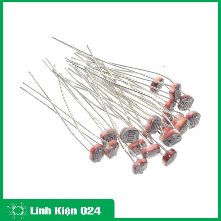 Cảm biến ánh sáng quang trở CDS 5mm/10mm (1 chiếc)