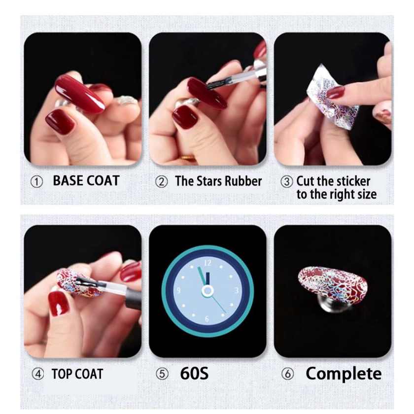 [Gói 1 cuộn] [Dán móng nghệ thuật] [Mẫu bông tuyết 3D]