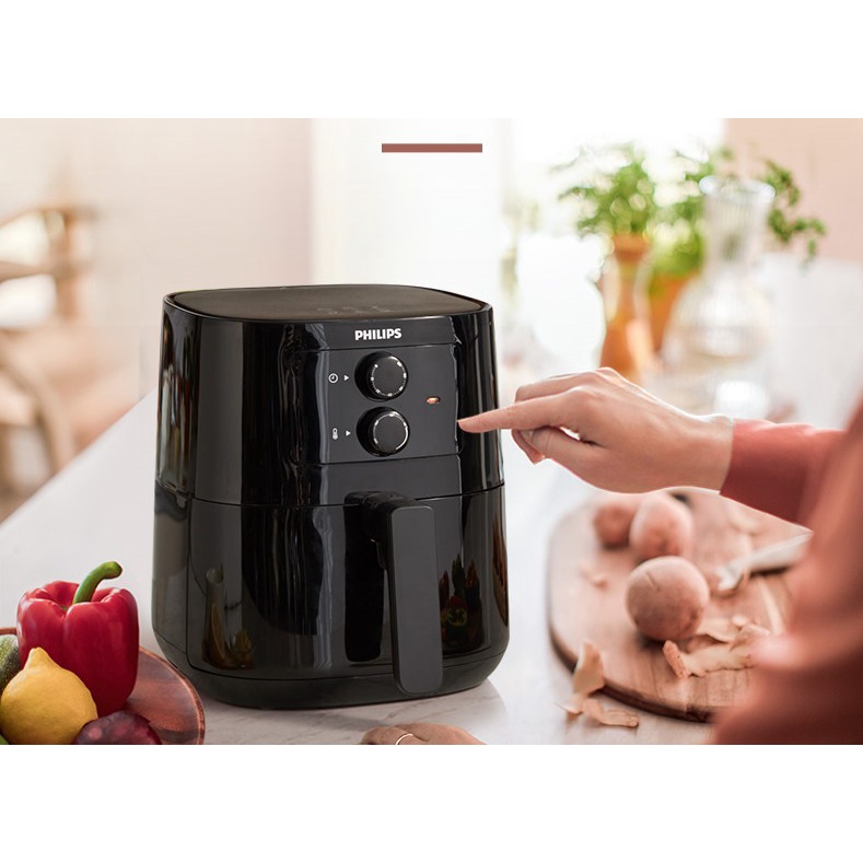 Nồi chiên không dầu Philips HD9200 - 4.2L, công nghệ Rapid Air, bảo hành 2 năm | Hàng chính hãng