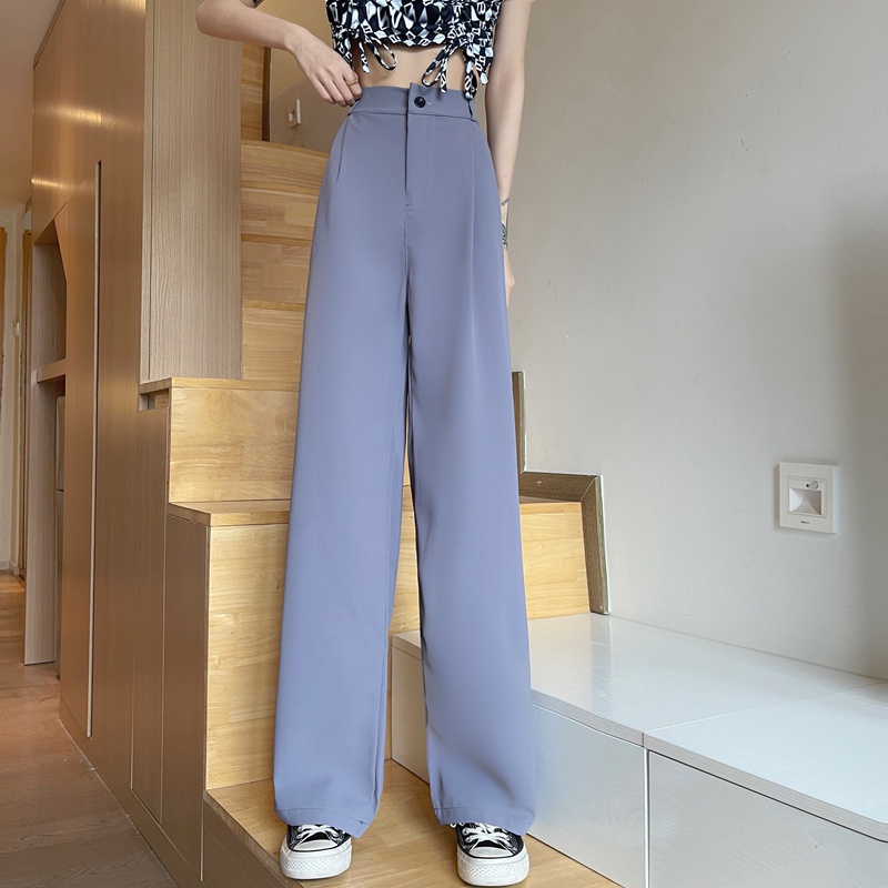 Quần Dài Lưng Cao 5 Màu Thời Trang