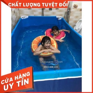 Bể bơi mini, bể bơi mini cho bé, bể bơi cho bé, bể bơi thanh kim loại, bể bơi lắp ghép kích thước 2.8x3.4x0.8m ....