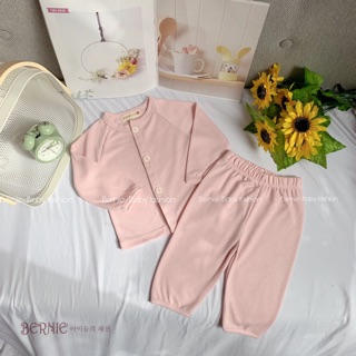 Bộ cotton gân xốp cho bé