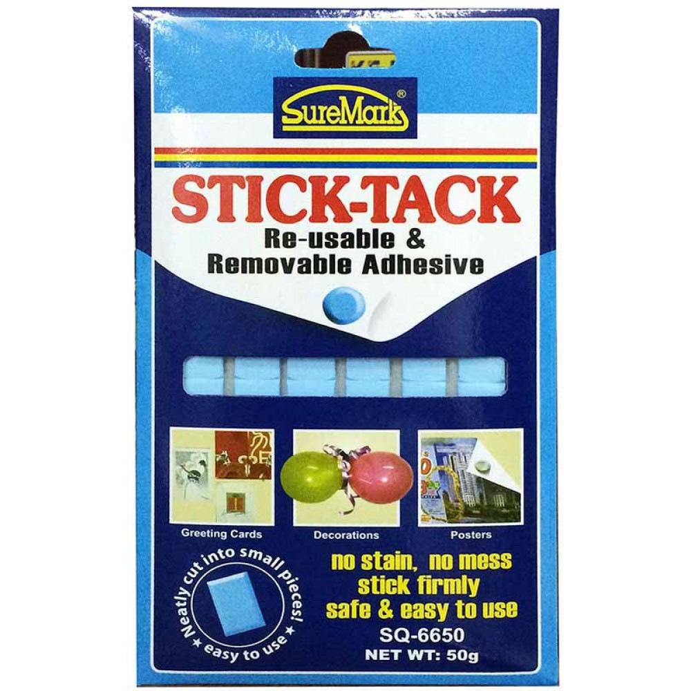 Keo dán dạng đất nặng Stick-tack Suremark SQ-6650, 50g