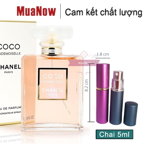 Nước hoa Chanel Coco Mademoiselle Paris (Cam bergamot, bưởi, hoa nhài, hoa hồng, quả vải, Vanilla) | Thế Giới Skin Care