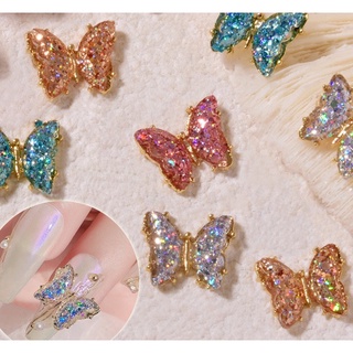 Charm bướm đính móng, charm bướm đá cao cấp