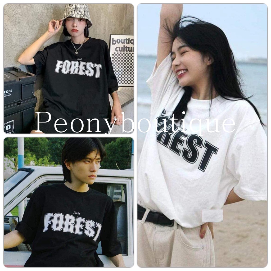 Áo Thun 3158 Forest Form Rộng PEONYB Unisex [FREESHIP] Phông ngắn tay lỡ oversize in hình vintage đẹp hàn quốc Ulzzang