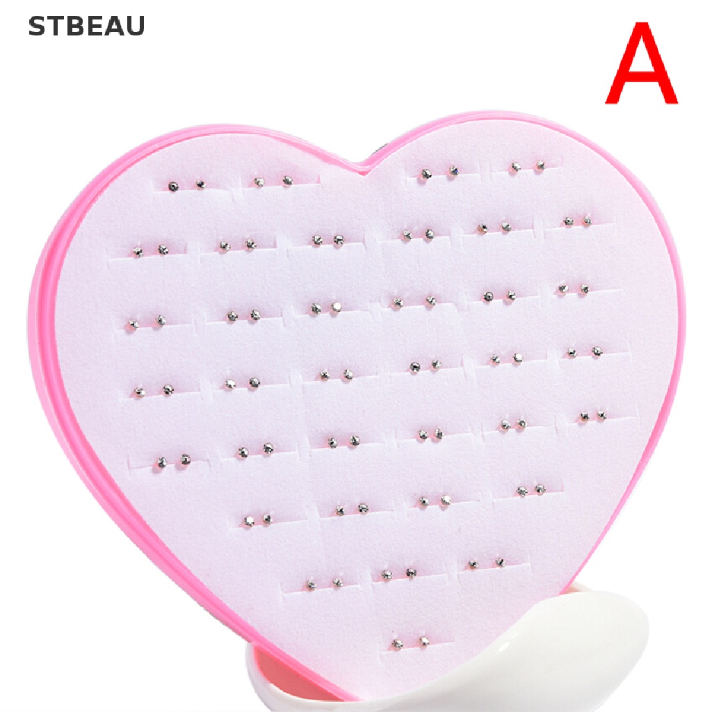 Set 36 Đôi Khuyên Tai Hình Hoa Đính Đá Thời Trang Cho Nữ