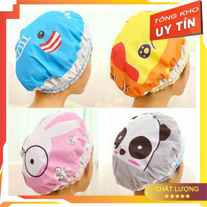 [SIÊU HÓT] COMBO 3 Mũ Trùm Tóc Khi Tắm, Mũ Trùm Đầu, Nón Tắm Hình Thú (Giao ngẫu nhiên mẫu)