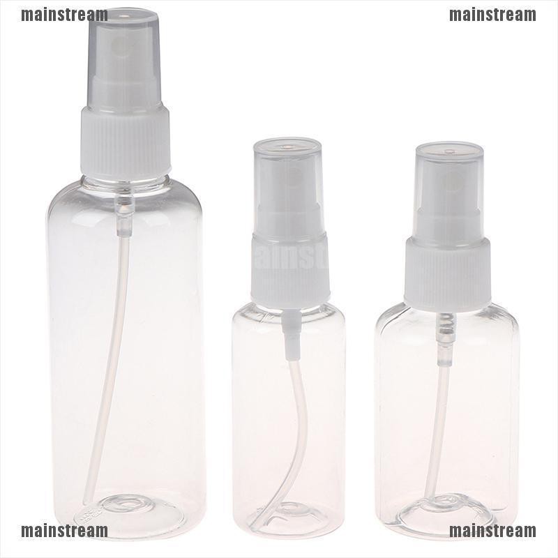Bình Xịt Mỹ Phẩm Trong Suốt 30 / 50Ml Tiện Dụng Mang Đi Du Lịch