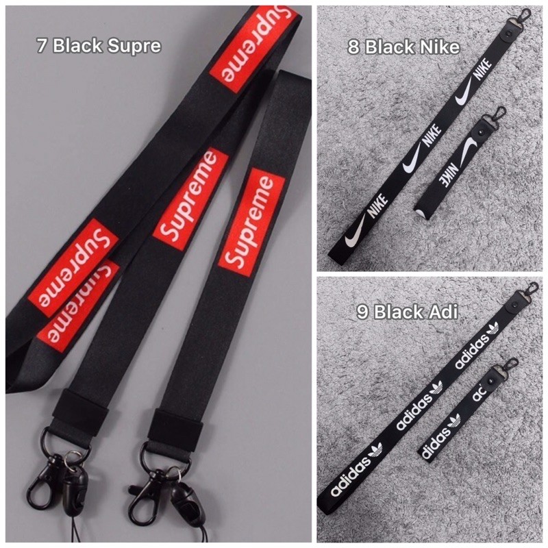 Dây đeo điện thoại di động và thẻ ID in họa tiết thương hiệu tùy chọn