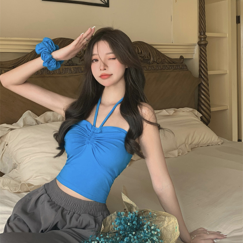 Áo Croptop Cổ Yếm Ôm Dáng Gợi Cảm Dành Cho Nữ | BigBuy360 - bigbuy360.vn