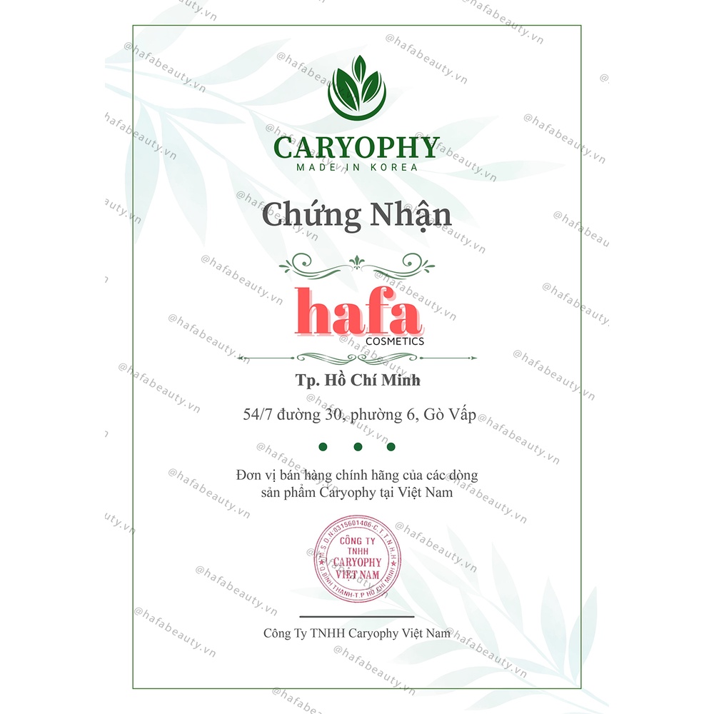 [Sample 5ml] Kem Chống Nắng Caryophy Smart Sunscreen Tone Up SPF50+/Pa+++ 5ml