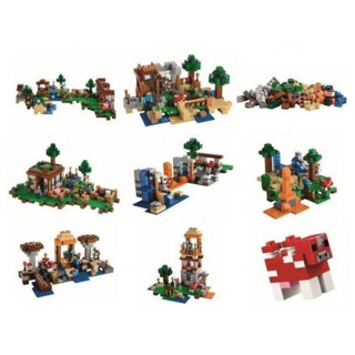 Có sẵn ☘️☘️ Lắp Ráp Bela 10733 Minecraft Sáng Tạo 8in1 ☘️☘️ 717 miếng ráp