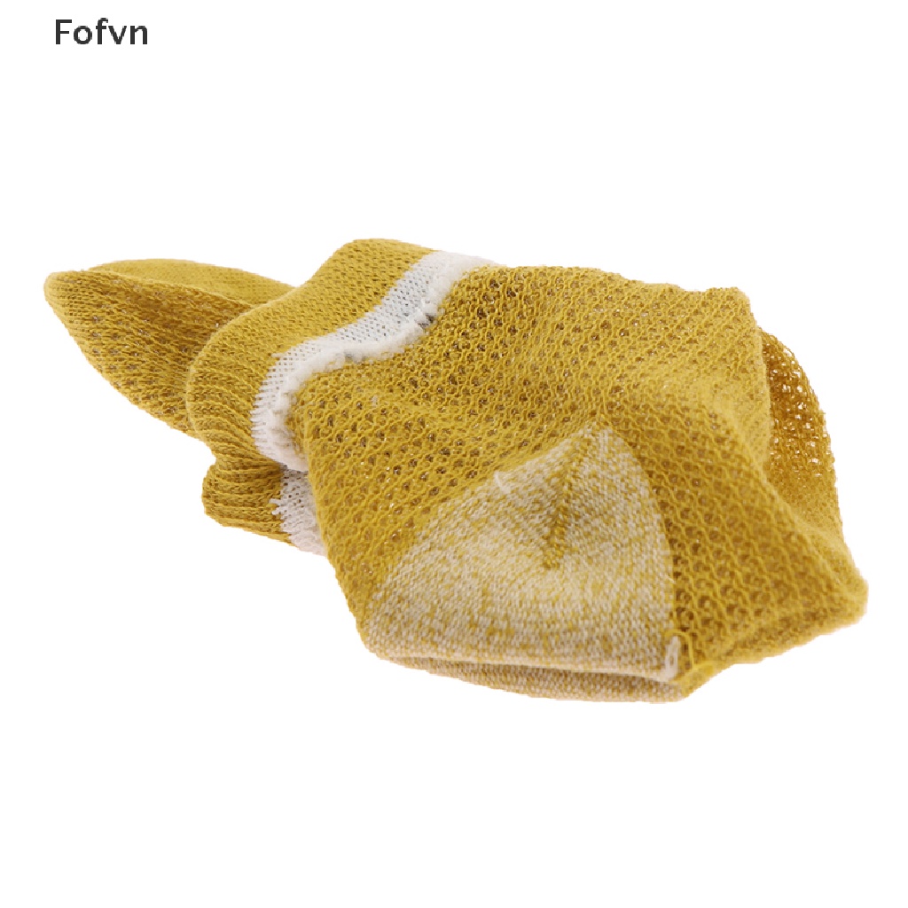 Set 5 Đôi Tất Lưới Mỏng Nhiều Màu Sắc Hình Gấu Mới Thời Trang Xuân Hè Cho Bé