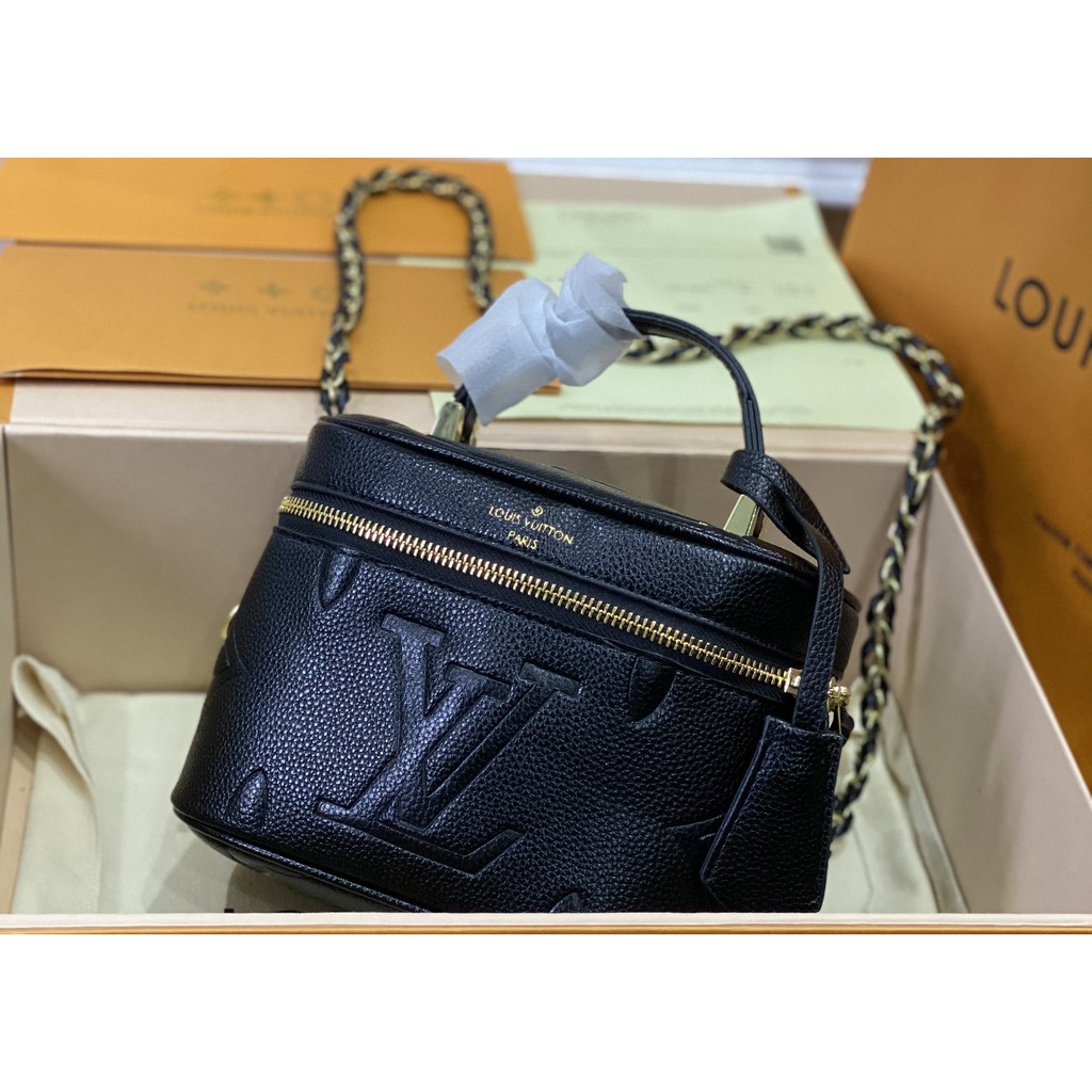 Túi xách, túi dự tiệc super hàng hiệu VANITY PM Monogram Empreinte Leather mã HM430