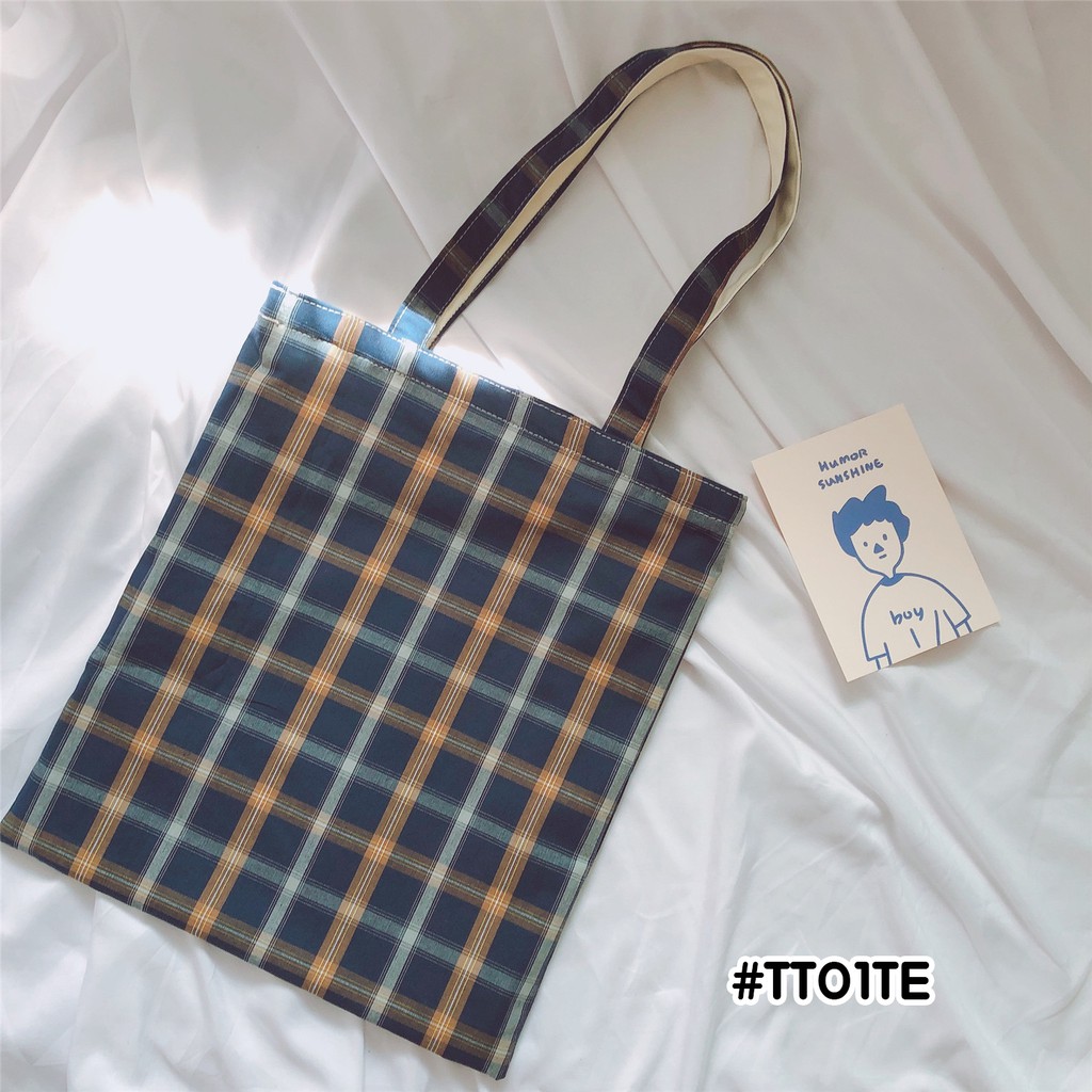 Túi Tote Sọc Caro Nemo Handmade - TTTE