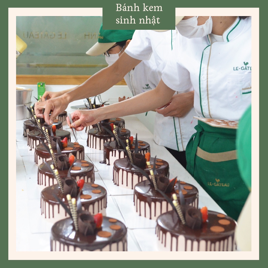 Bánh Kem Sinh Nhật - quà tặng Nhân viên Cty - Le Gâteau