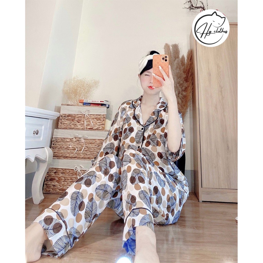 BỘ NGỦ LỤA CỘC DÀI cánh dơi mềm mịn
