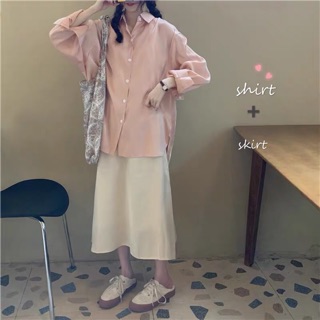 [Order] Set sơ mi + chân váy ulzzang
