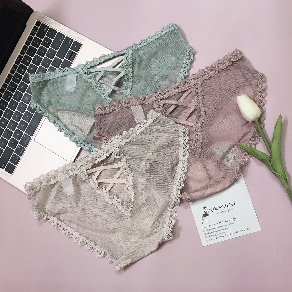 QUẦN LÓT REN LƯỚI ĐAN DÂY LỤA SAU SEXY THOÁNG MÁT FREE SIZE Q118 | BigBuy360 - bigbuy360.vn