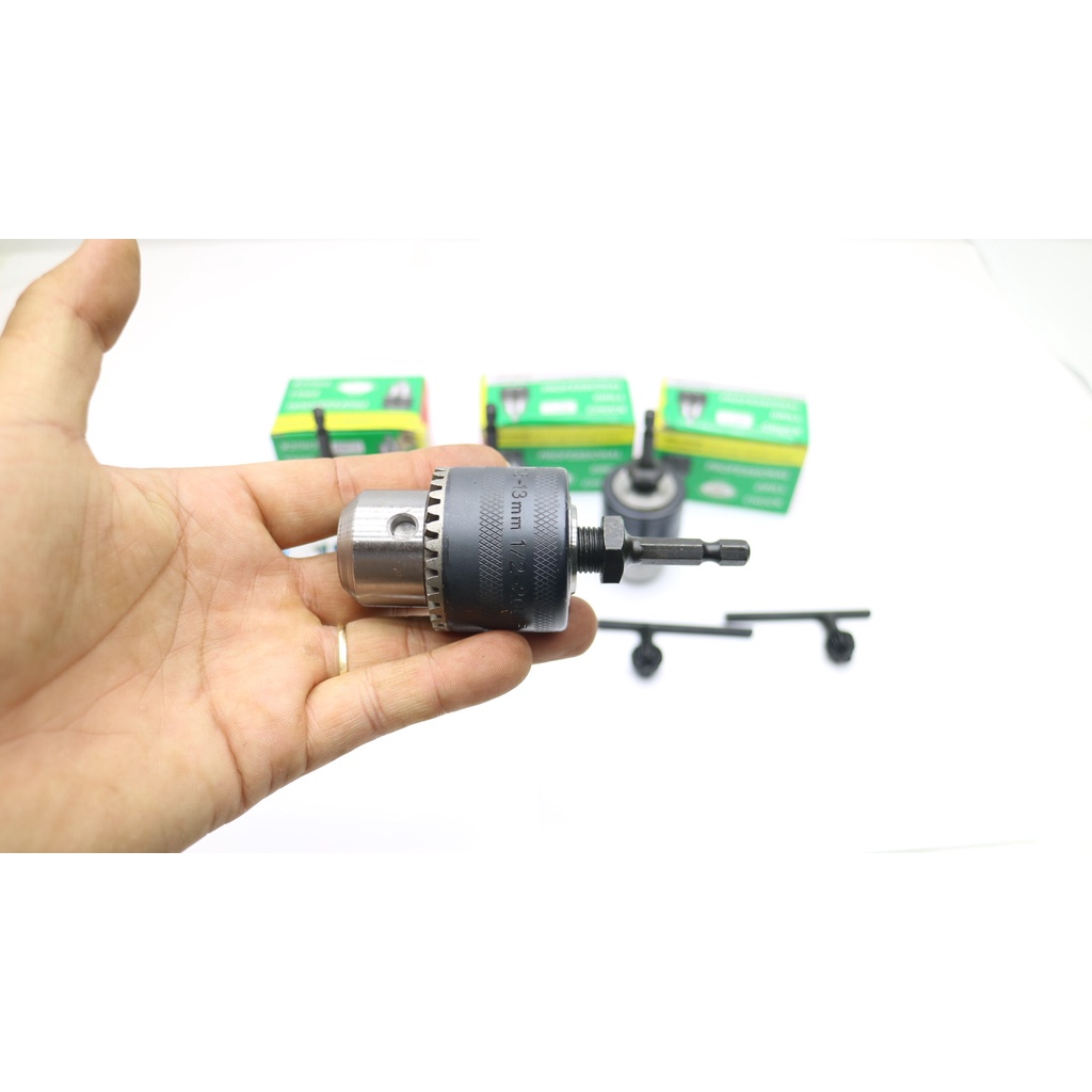 Đầu chuyển bắt vít sang khoan loại 13mm tiện lợi (kèm chuôi lục giác nhỏ)
