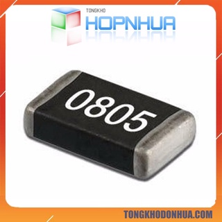 100 Cái điện trở  0805 1% 1K/10K/10R/24K/220R/1.13K/6.49K/330R/51K