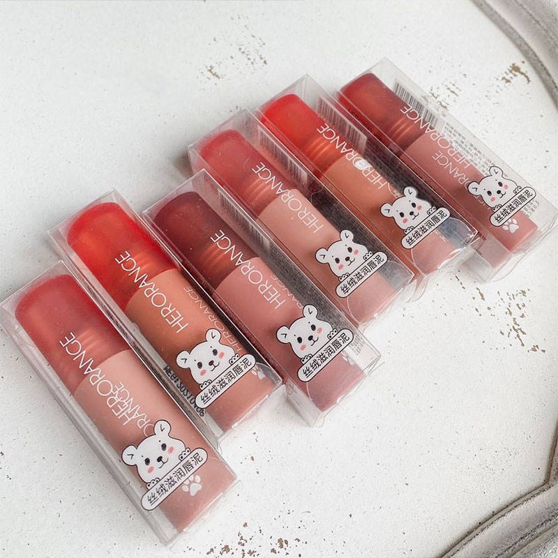 Son kem lùn Herorange Velvet Mist Lip Mud HERO15 | Thế Giới Skin Care