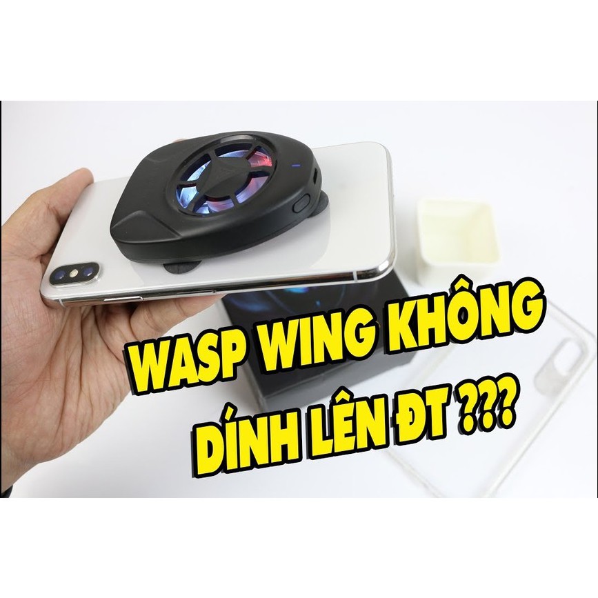 Flydigi Wasp Wing | Quạt tản nhiệt gaming cho điện thoại và máy tính bảng siêu mát, LED RGB siêu ngầu