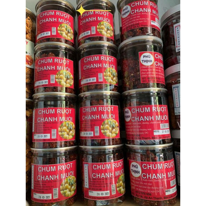 chùm ruột chanh muối Phú Thịnh 400g