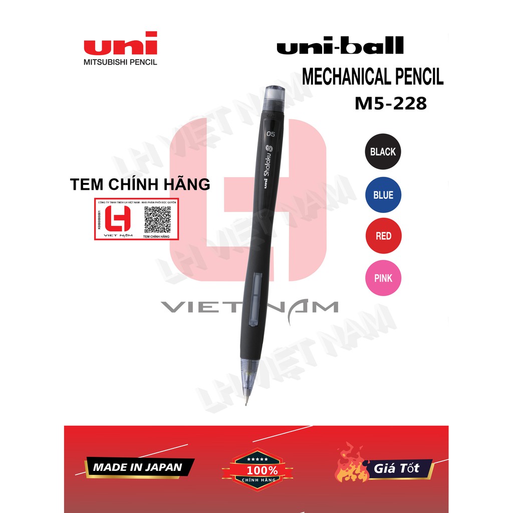 M5-228 UNI-BALL Shalaku S Bút chì bấm hông